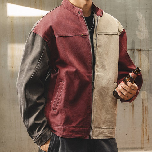 Color Block Work Jacket P1830